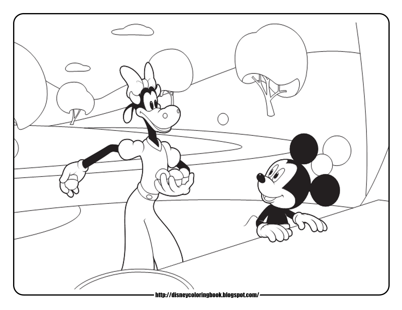 Mickey Mouse Crew Coloring Pages